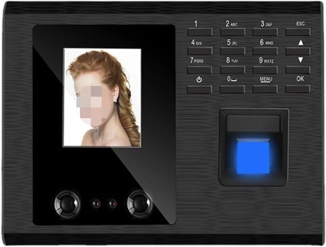 دستگاه حضور و غیاب اثر انگشت و تشخیص چهره KHHFFUH برای تجهیزات الکترونیکی سازمانی