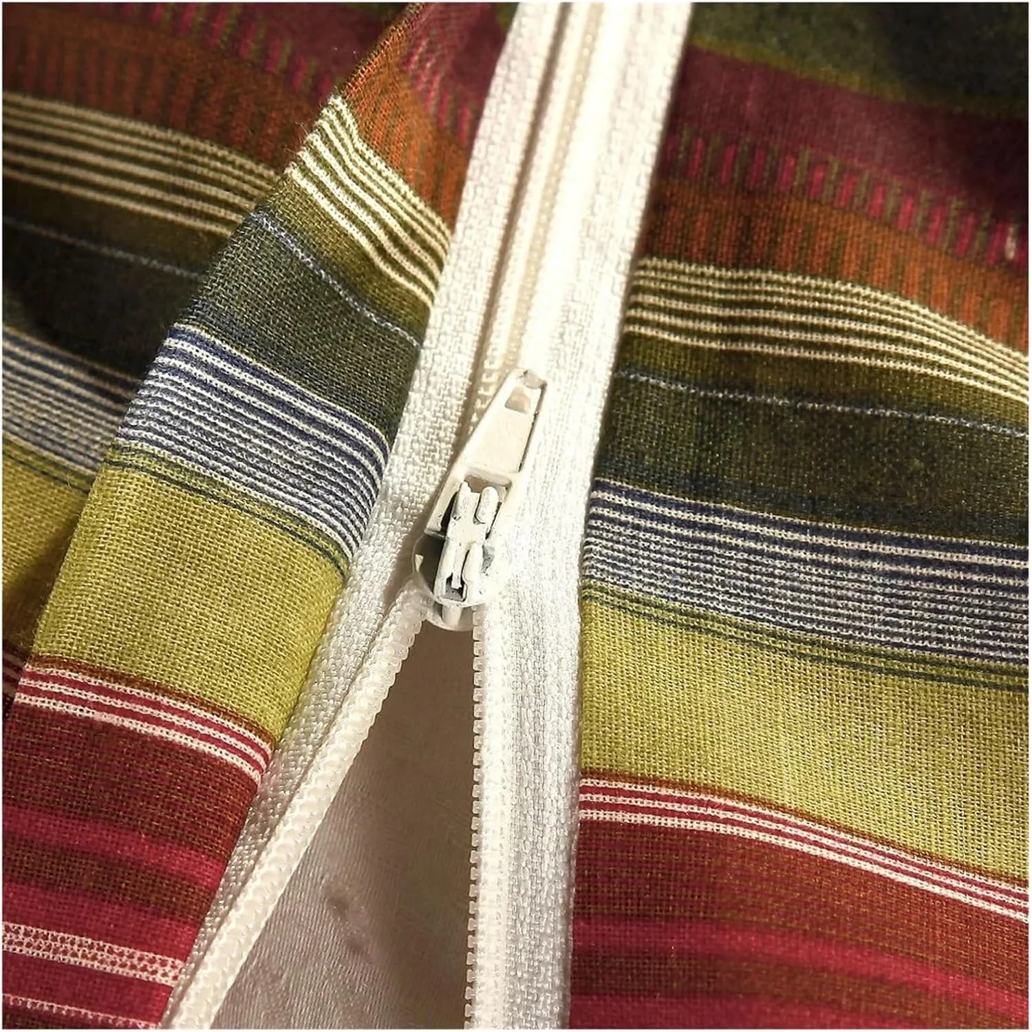 ست لحاف روتختی، ست لحاف راه راه 3 تکه/4 تکه پتو پنبه ای سازگار با تخت خواب دو نفره روتختی لحافی روی تخت روبالشی رو تختی سایز کوئین (A 230x250cm 3 تکه)