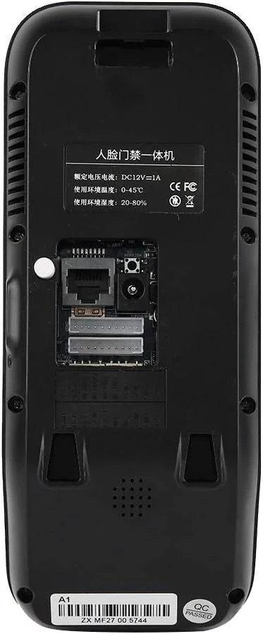 دستگاه تشخیص چهره HJIHVGU، دستگاه حضور و غیاب با دوربین HD دوگانه نور مادون قرمز 2.8 اینچی، مناسب برای شرکت، اداره، کارخانه، آپارتمان