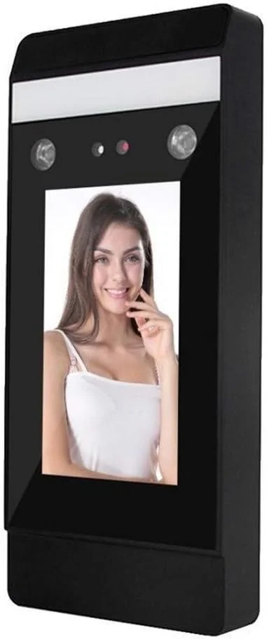 دستگاه حضور و غیاب تشخیص چهره دوگانه HD دینامیک JACOJE با قابلیت تشخیص رمز عبور و قفل