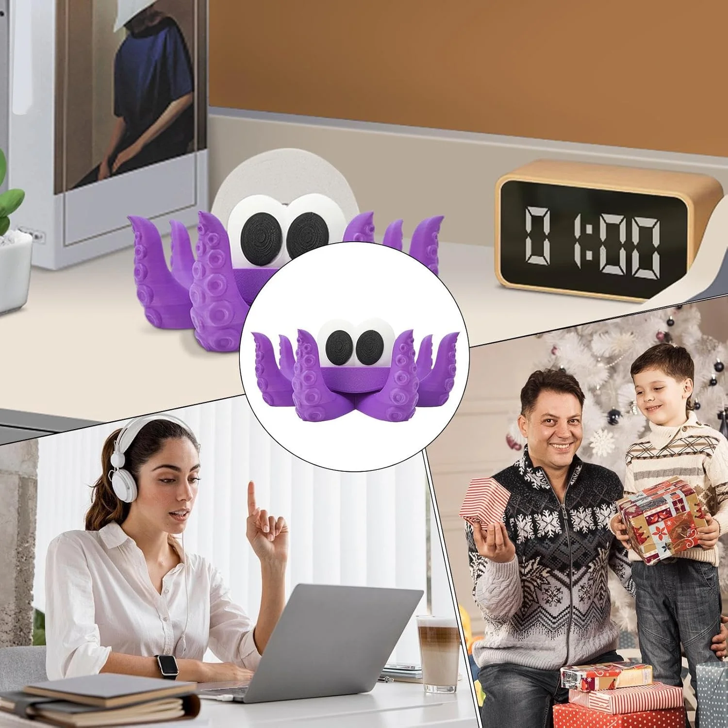 جا دستمال کاغذی توالت - پایه رول دستمال کاغذی اختاپوس بامزه، قفسه دستمال کاغذی مدرن و شیک تزئینی خنده دار برای سرویس بهداشتی، خوابگاه، آپارتمان مزرعه، آشپزخانه مهمان جا دستمال کاغذی توالت - پایه رول دستمال کاغذی اختاپوس بامزه، قفسه دستمال کاغذی مدرن و شیک تزئینی خنده دار برای سرویس بهداشتی، خوابگاه، آپارتمان مزرعه، آشپزخانه مهمان