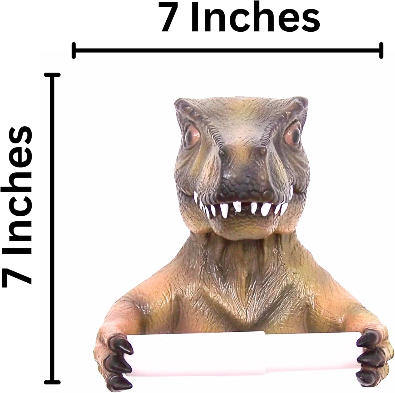 جا دستمال کاغذی طرح تی رکس Wowser، دکوری دیواری برای حمام، دکوراسیون فانتزی منحصربفرد، 7 اینچ جا دستمال کاغذی طرح تی رکس Wowser، دکوری دیواری برای حمام، دکوراسیون فانتزی منحصربفرد، 7 اینچ