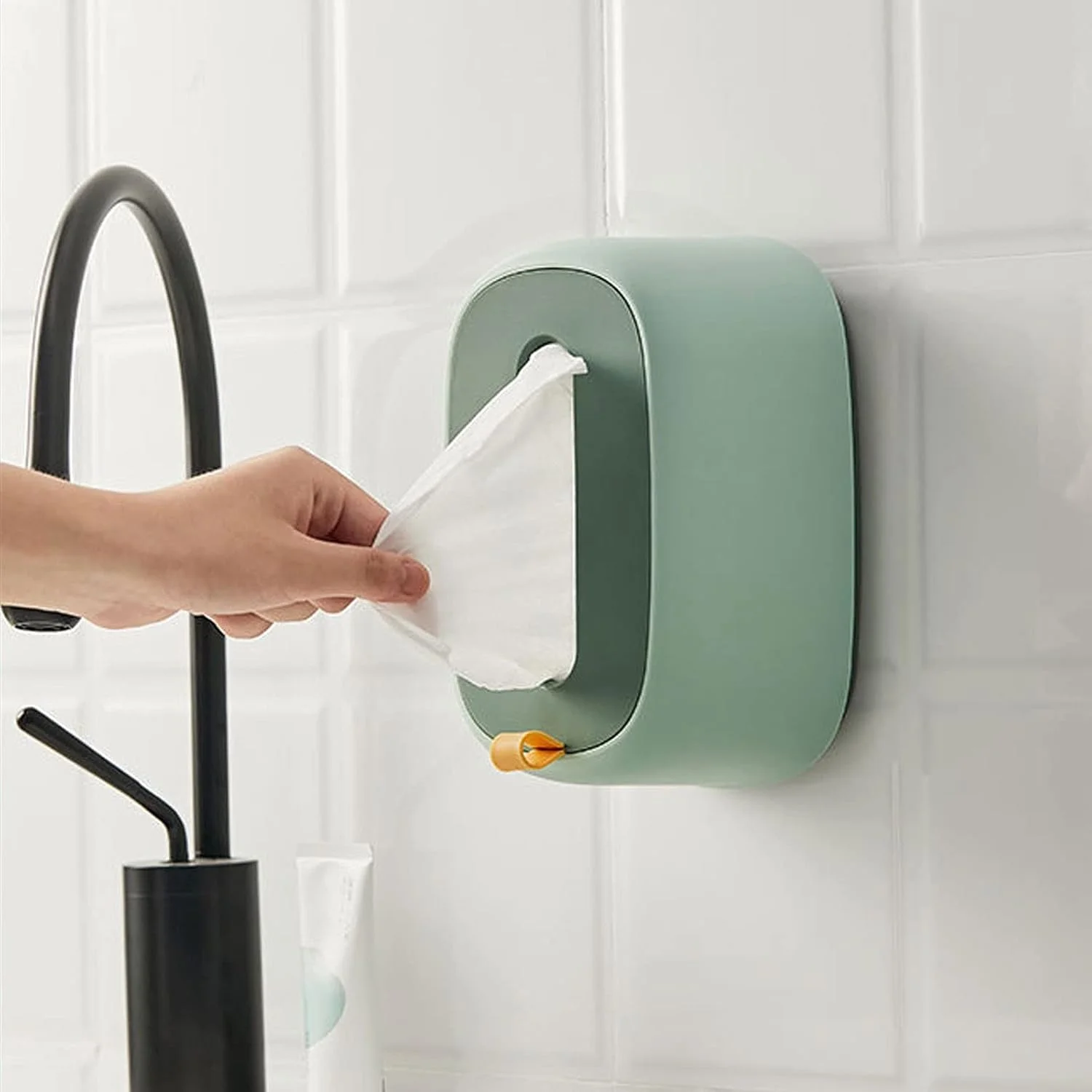 جا دستمال کاغذی توالت ZETION، دیواری، دارای کشو، جعبه نگهداری رول دستمال کاغذی، ضد آب، نگهدارنده حوله، نصب شده روی دیوار (رنگ: آبی تیره) جا دستمال کاغذی توالت ZETION، دیواری، دارای کشو، جعبه نگهداری رول دستمال کاغذی، ضد آب، نگهدارنده حوله، نصب شده روی دیوار (رنگ: آبی تیره)