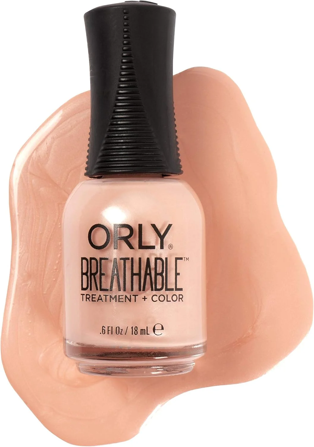 لاک درمان کننده و لاک ناخن تنفسی Orly، رنگ های Nude، Inner Glow، 0.6 اونس مایع