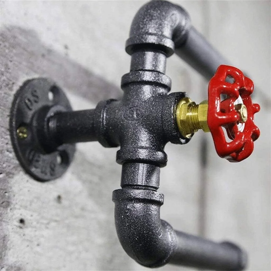 نگهدارنده دستمال توالت ZDmalt - نگهدارنده دستمال توالت دیواری طرح قدیمی، لوله آهنی صنعتی سنگین و مقاوم مناسب حمام نگهدارنده دستمال توالت ZDmalt - نگهدارنده دستمال توالت دیواری طرح قدیمی، لوله آهنی صنعتی سنگین و مقاوم مناسب حمام