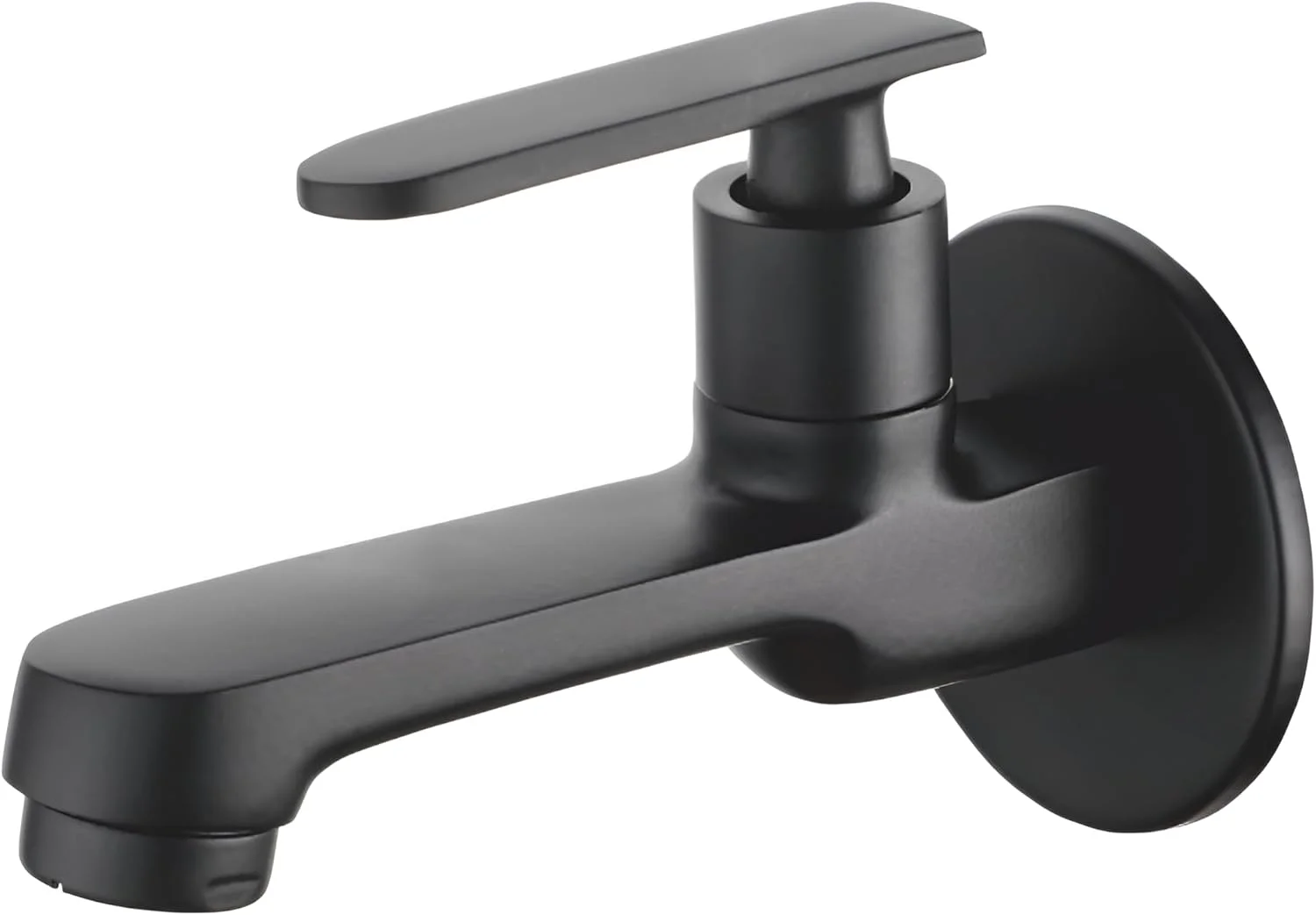 شیرآلات برنجی مشکی مات New Ware برای حمام و سینک آشپزخانه، شیرآلات برنجی برای خانه و حمام با فلنج دیواری (5.5 اینچ) شیرآلات برنجی مشکی مات New Ware برای حمام و سینک آشپزخانه، شیرآلات برنجی برای خانه و حمام با فلنج دیواری (5.5 اینچ)