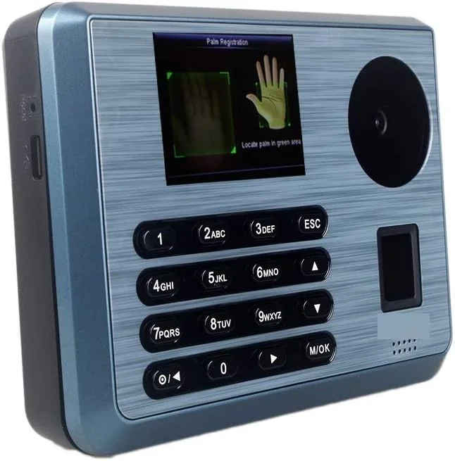 دستگاه حضور و غیاب قابل تنظیم با الگوریتم تشخیص اثر انگشت و کف دست برای کارمندان و کسب و کارهای کوچک