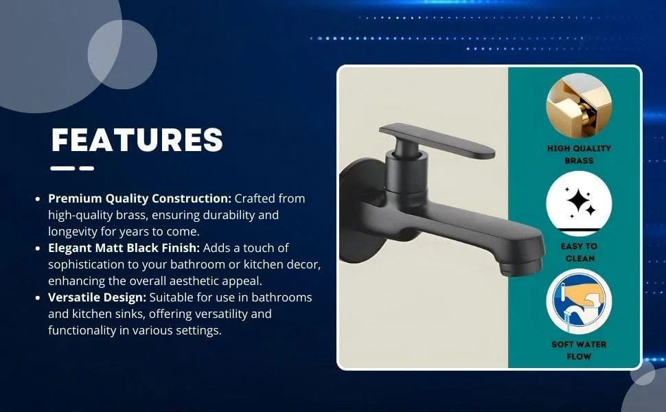 شیرآلات برنجی مشکی مات New Ware برای حمام و سینک آشپزخانه، شیرآلات برنجی برای خانه و حمام با فلنج دیواری (5.5 اینچ) شیرآلات برنجی مشکی مات New Ware برای حمام و سینک آشپزخانه، شیرآلات برنجی برای خانه و حمام با فلنج دیواری (5.5 اینچ)