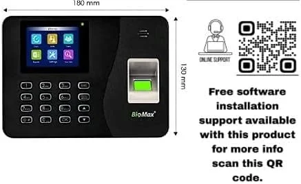 سیستم حضور و غیاب اثر انگشتی Biomax مدل WL20، دستگاه بیومتریک 1 عدد