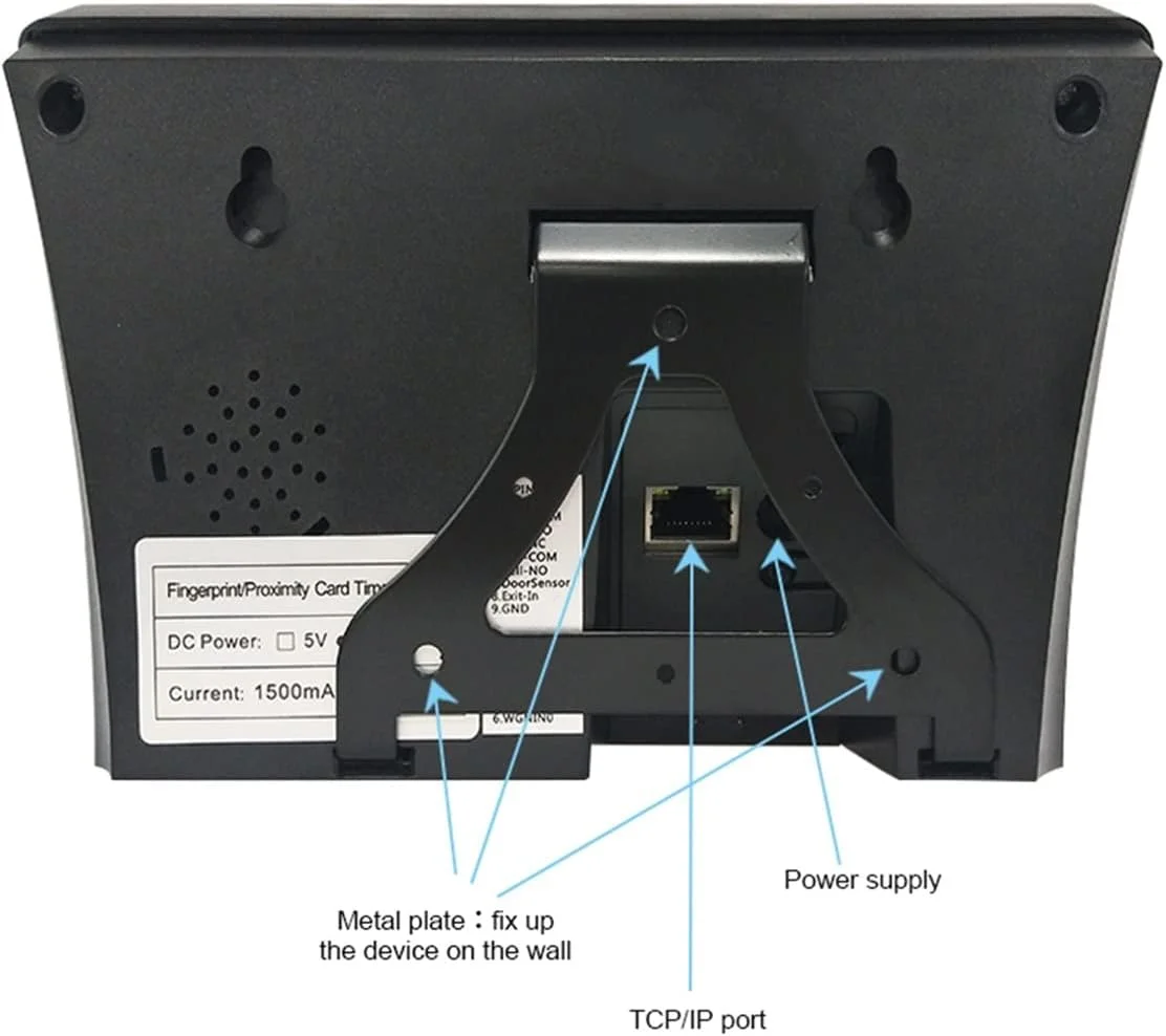دستگاه حضور و غیاب بیومتریک اثر انگشت و تشخیص چهره GHQERTY مناسب شرکت ها، دارای TCP/IP و USB، دستگاه کنترل تردد و ثبت ورود و خروج کارمندان دستگاه حضور و غیاب بیومتریک اثر انگشت و تشخیص چهره GHQERTY مناسب شرکت ها، دارای TCP/IP و USB، دستگاه کنترل تردد و ثبت ورود و خروج کارمندان