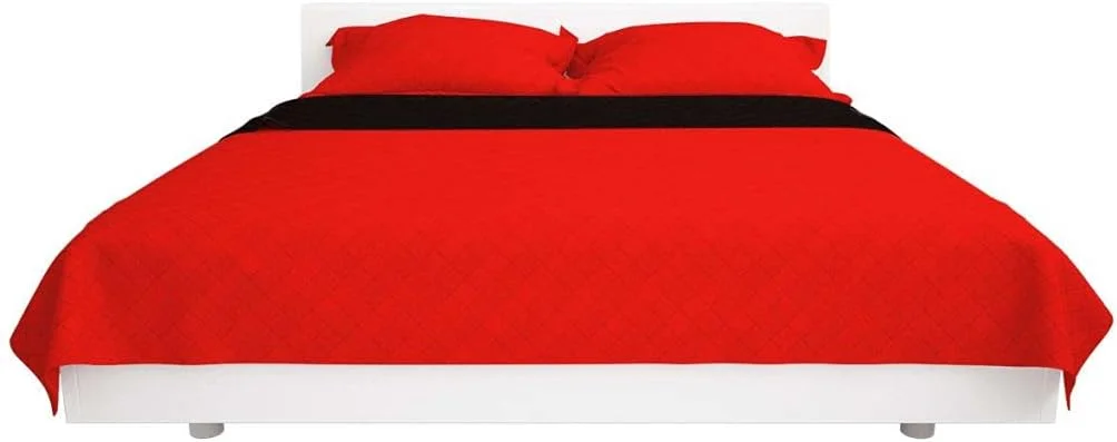 روتختی دو رو قرمز و مشکی طرح لوزی سایز 220x240 سانتی متر مناسب منزل و باغ روتختی دو رو قرمز و مشکی طرح لوزی سایز 220x240 سانتی متر مناسب منزل و باغ