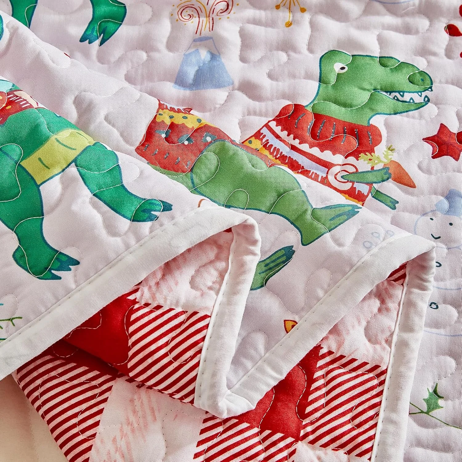 ست لحاف کریسمس، ست روتختی میکروفایبر نرم و سبک، ست روتختی سه تکه لحافی برای سال نو SYUQTSD32-Q