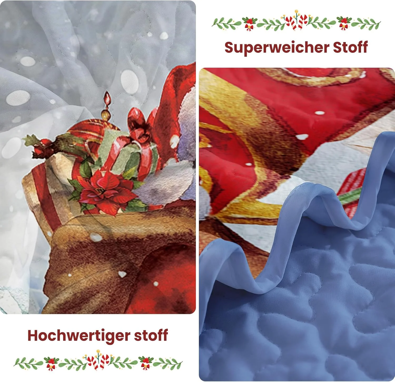 روتختی وانگز بدینگ 240 در 260 سانتی متر طرح کریسمس، روانداز تخت، لحاف تخت دو نفره، لحاف میکروفایبر، ست روتختی 3 تکه شامل لحاف و 2 روبالشتی 50 در 75 سانتی متر، طرح بابانوئل قرمز روتختی وانگز بدینگ 240 در 260 سانتی متر طرح کریسمس، روانداز تخت، لحاف تخت دو نفره، لحاف میکروفایبر، ست روتختی 3 تکه شامل لحاف و 2 روبالشتی 50 در 75 سانتی متر، طرح بابانوئل قرمز