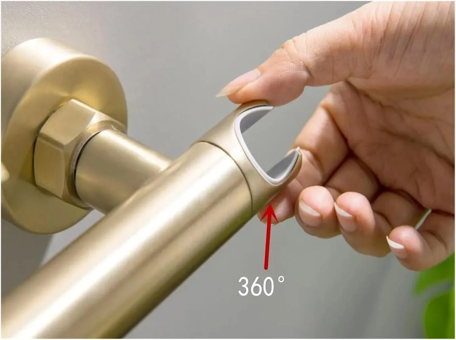 شیر حمام طلایی برس خورده مسی، سیستم دوش حمام دیواری با خروجی آبشاری، شیر آب وان توکار، شیر مخلوط دوش، شیر روشویی حمام