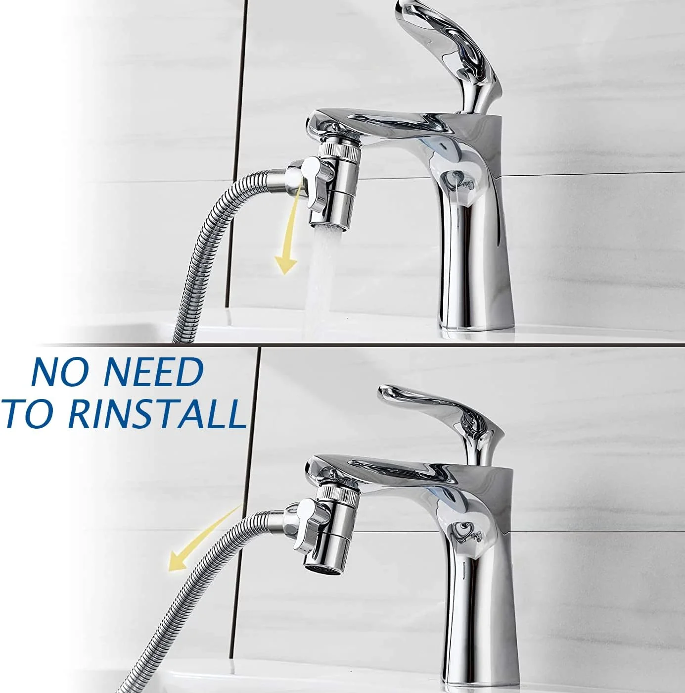 اتصالات دوش توالت آیتوسی، دوش آلومینیومی، کیت 3 سر - با تقسیم کننده شیر، شلنگ و اتصال به توالت یا نصب دیواری (نقره ای) اتصالات دوش توالت آیتوسی، دوش آلومینیومی، کیت 3 سر - با تقسیم کننده شیر، شلنگ و اتصال به توالت یا نصب دیواری (نقره ای)