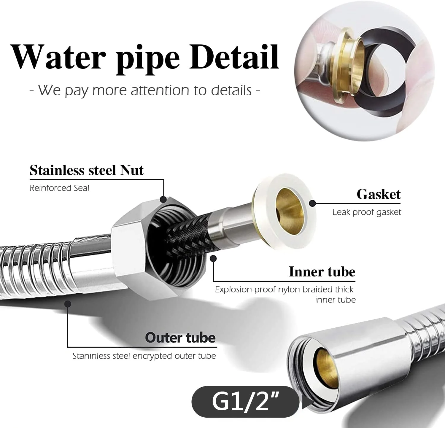 اتصالات دوش توالت آیتوسی، دوش آلومینیومی، کیت 3 سر - با تقسیم کننده شیر، شلنگ و اتصال به توالت یا نصب دیواری (نقره ای) اتصالات دوش توالت آیتوسی، دوش آلومینیومی، کیت 3 سر - با تقسیم کننده شیر، شلنگ و اتصال به توالت یا نصب دیواری (نقره ای)