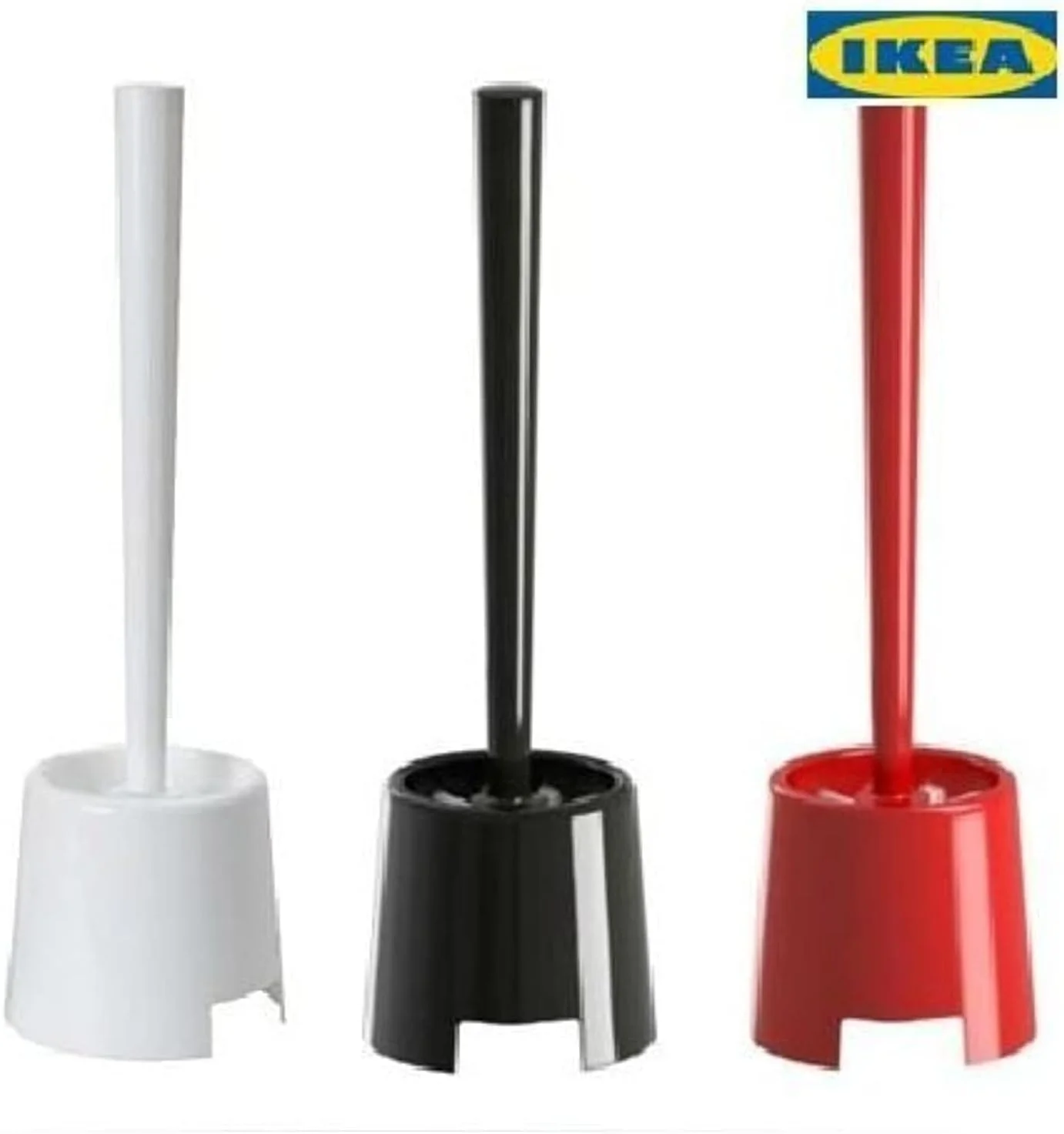 برس توالت ایکیا مدل Pulmen به همراه جا برسی، مشکی (بسته 2 عددی) برس توالت ایکیا مدل Pulmen به همراه جا برسی، مشکی (بسته 2 عددی)