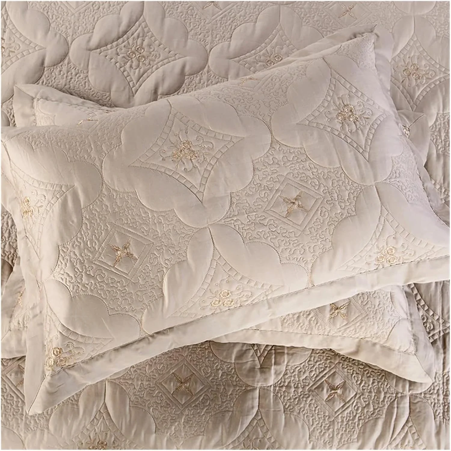 ست روتختی سه تکه کینگ سایز لوکس 600TC پنبه مصری، لحاف روتختی با روبالشتی ست، رنگ ثابت چندگانه، تخت خواب لوکس در یک کیف (E 245X270cm 3 تکه)