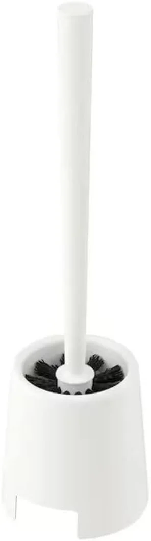 ایکیا | برس توالت سفید بولمن | تمیز کننده | برس توالت پلاستیکی با نگهدارنده | با دسته بلند | (2 عدد)