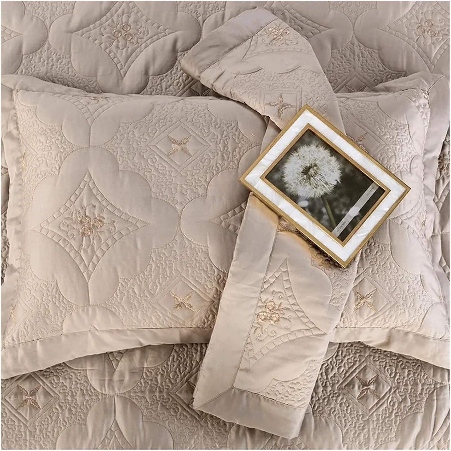 ست روتختی سه تکه کینگ سایز لوکس 600TC پنبه مصری، لحاف روتختی با روبالشتی ست، رنگ ثابت چندگانه، تخت خواب لوکس در یک کیف (E 245X270cm 3 تکه)