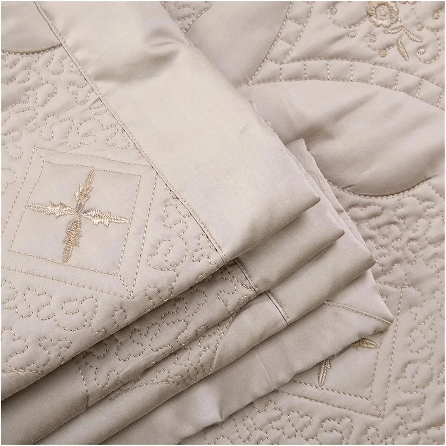 ست روتختی سه تکه کینگ سایز لوکس 600TC پنبه مصری، لحاف روتختی با روبالشتی ست، رنگ ثابت چندگانه، تخت خواب لوکس در یک کیف (E 245X270cm 3 تکه)