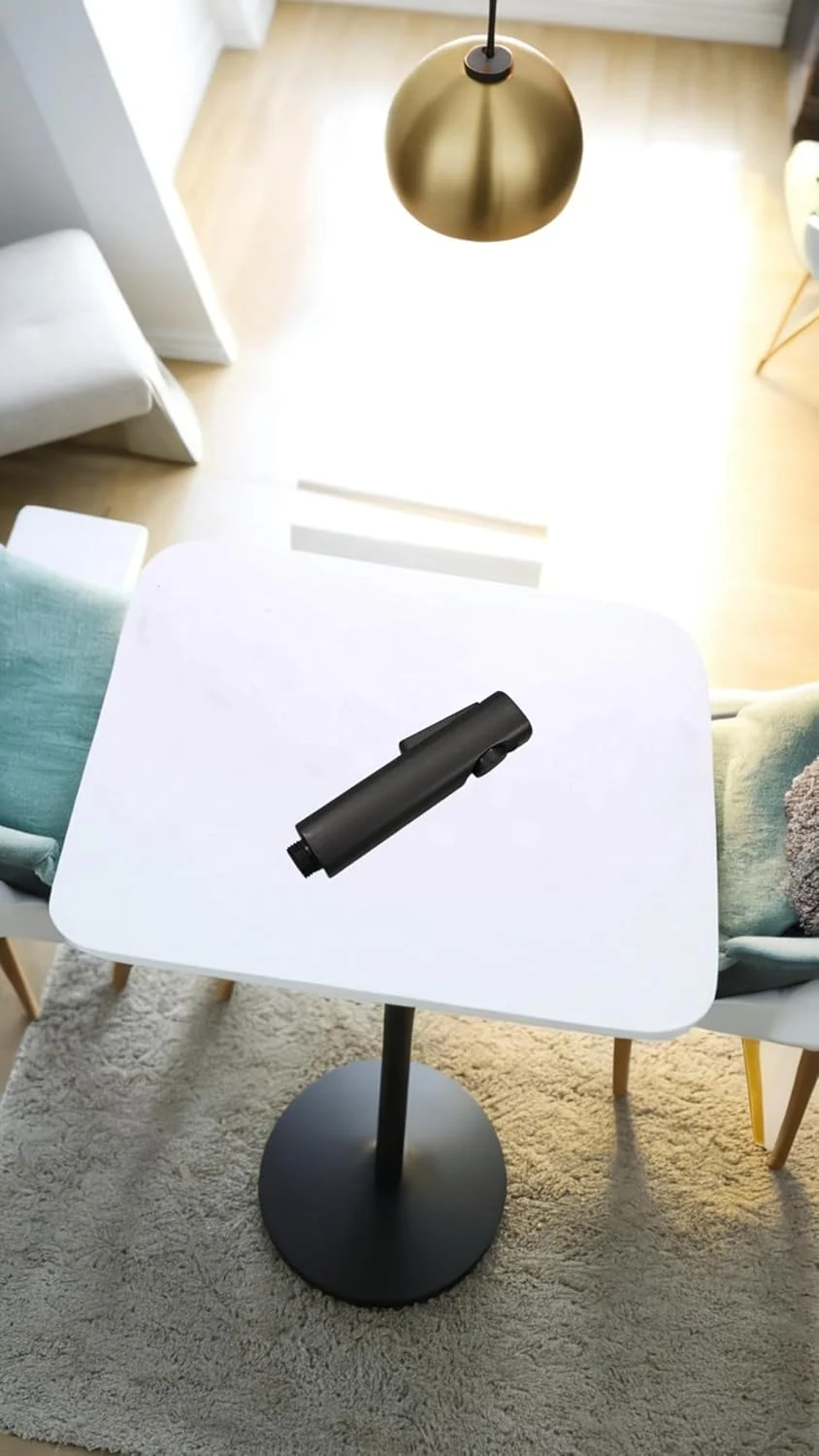 شیر دستی توالت شوی مشکی Sweet seven - سر دوش دو کاره قابل حمل، اتصال شیر سینک آشپزخانه، اسپری دستی کوچک و سبک برای حمام