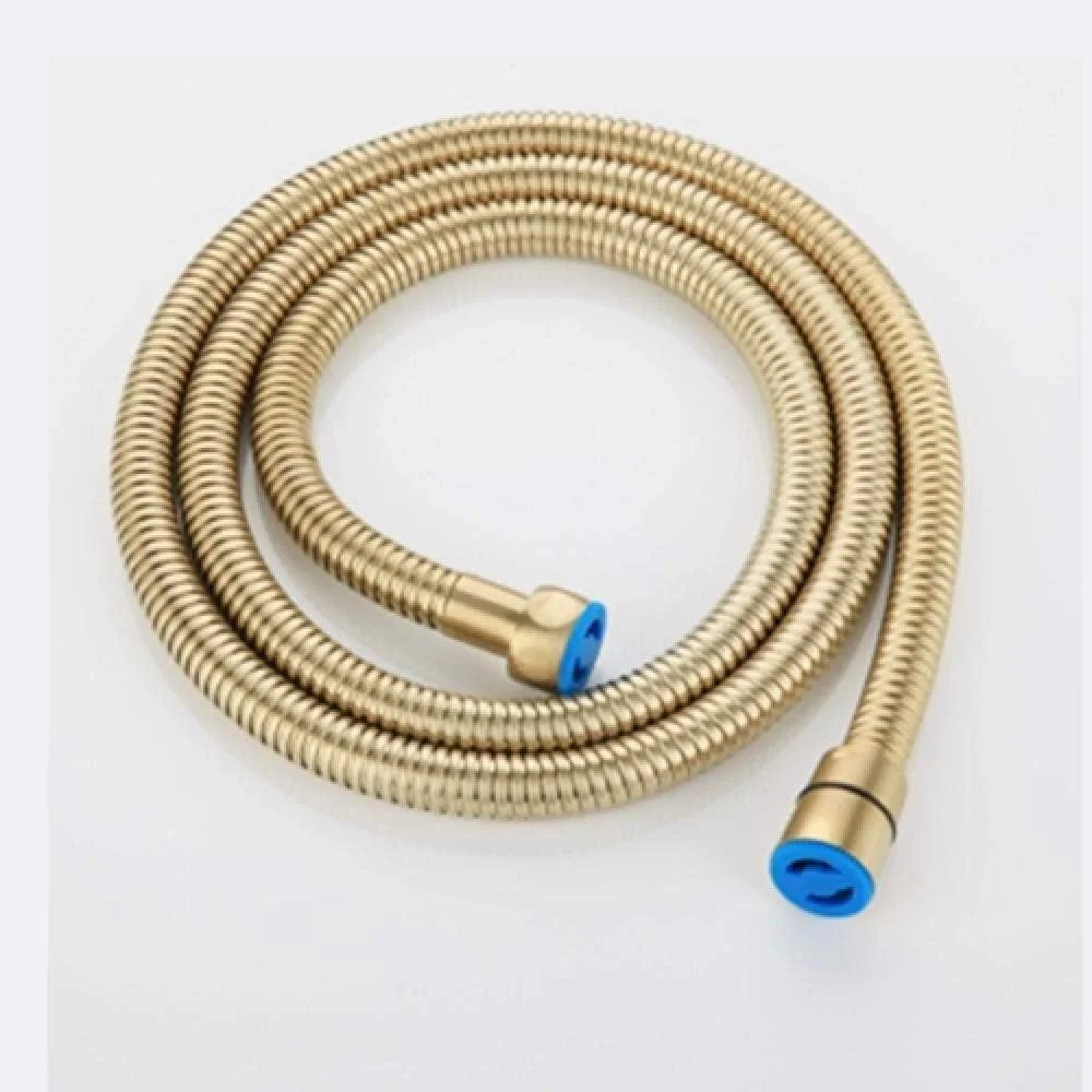 ست شیر دوش حمام استیل ضد زنگ KEKEYANG - ست شیرآلات طلایی برس خورده عتیقه، اسپری بیده دستی، شیر بیده توالت استیل ضد زنگ برای حمام