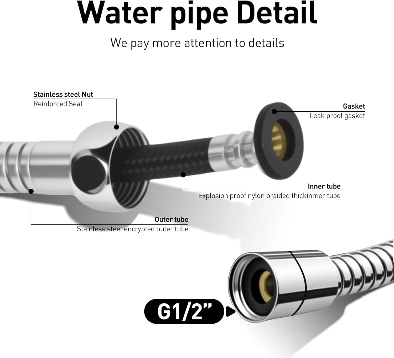 اسپری شاور دستی بیده WEIDMAX برای توالت، کیت اسپری شاتاف بیده استیل ضد زنگ، سر دوش واشر پوشک پارچه ای حمام برای بهداشت شخصی اسپری شاور دستی بیده WEIDMAX برای توالت، کیت اسپری شاتاف بیده استیل ضد زنگ، سر دوش واشر پوشک پارچه ای حمام برای بهداشت شخصی