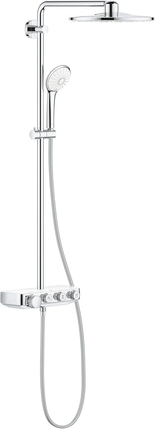 سیستم دوش هوشمند گروهه مدل Smart Control، سفید مهتابی، 26507LS0 سیستم دوش هوشمند گروهه مدل Smart Control، سفید مهتابی، 26507LS0