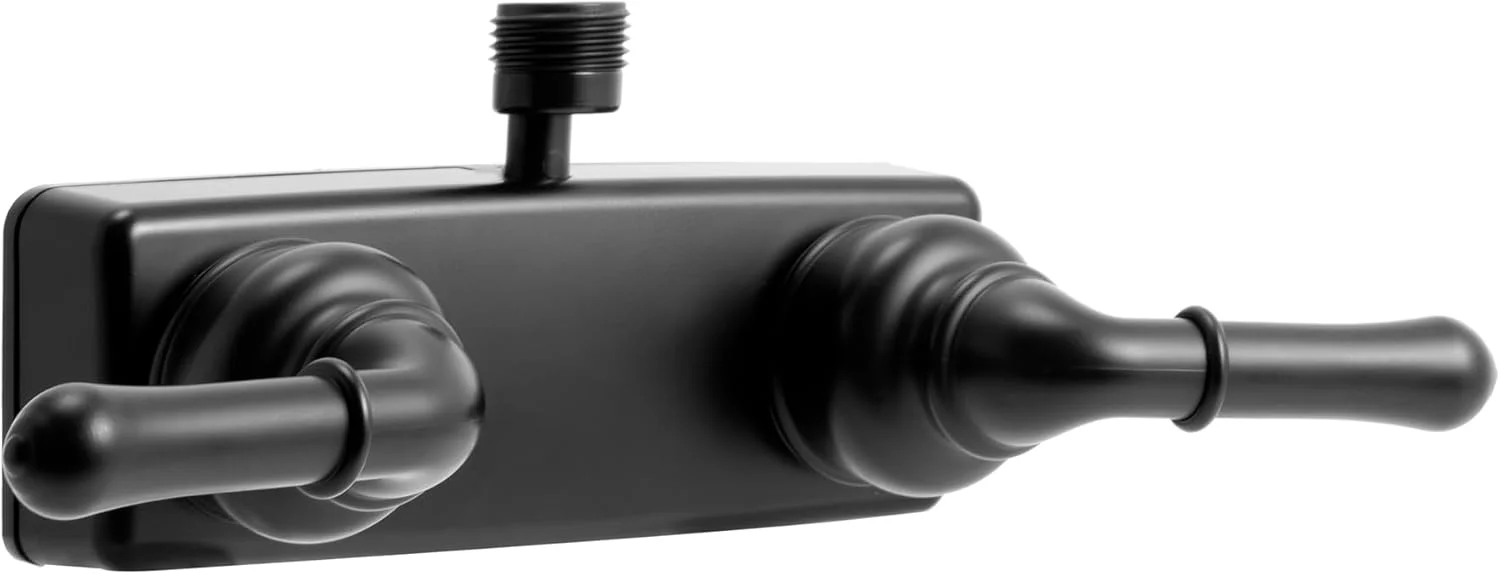 شیر دوش اهرمی RV Dura Faucet مدل DF-SA100C-MB با دستگیره های کلاسیک (مشکی مات)
