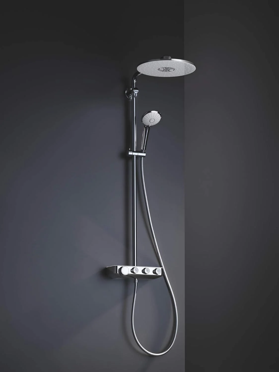 سیستم دوش هوشمند گروهه مدل Smart Control، سفید مهتابی، 26507LS0