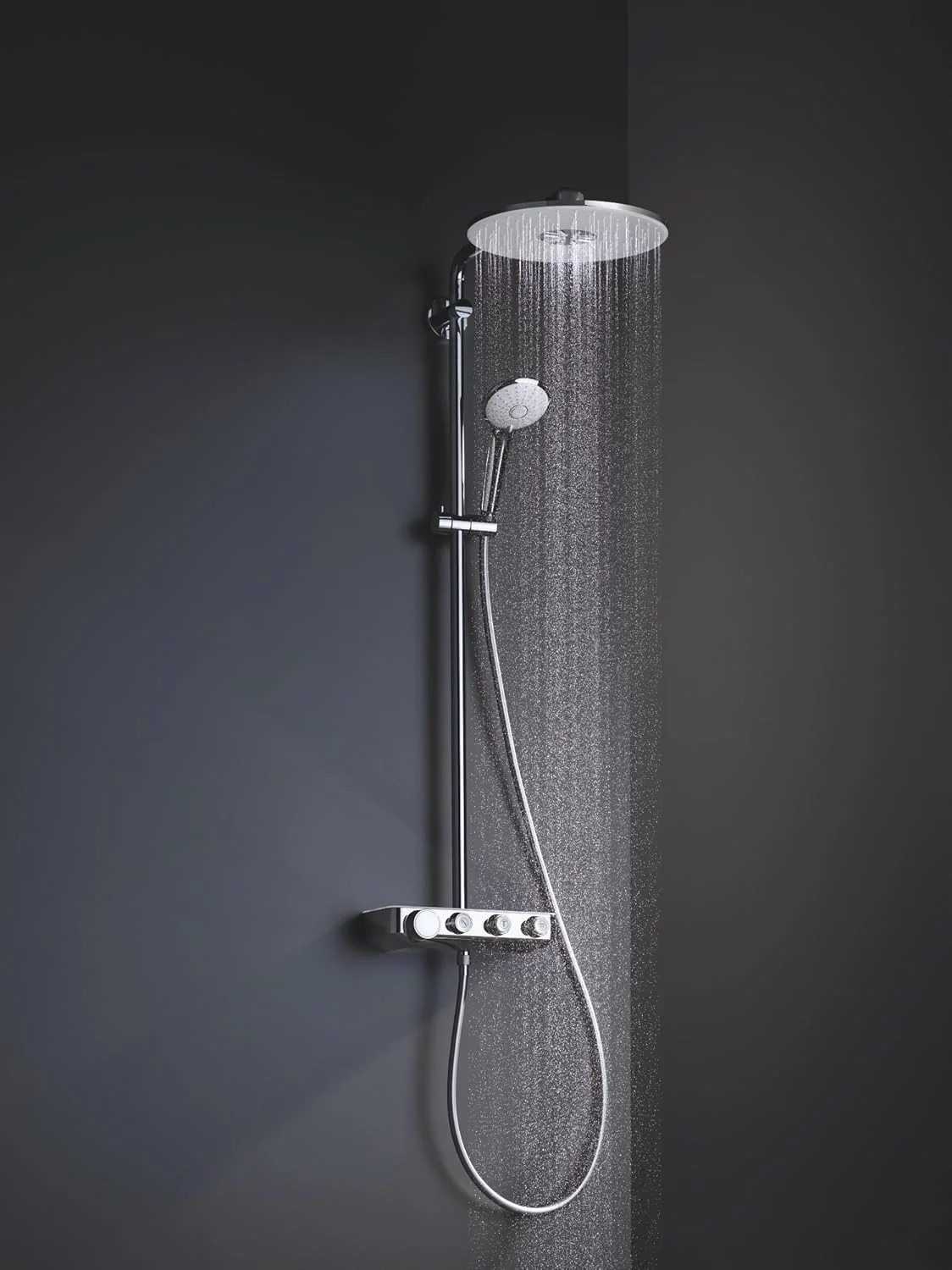 سیستم دوش هوشمند گروهه مدل Smart Control، سفید مهتابی، 26507LS0