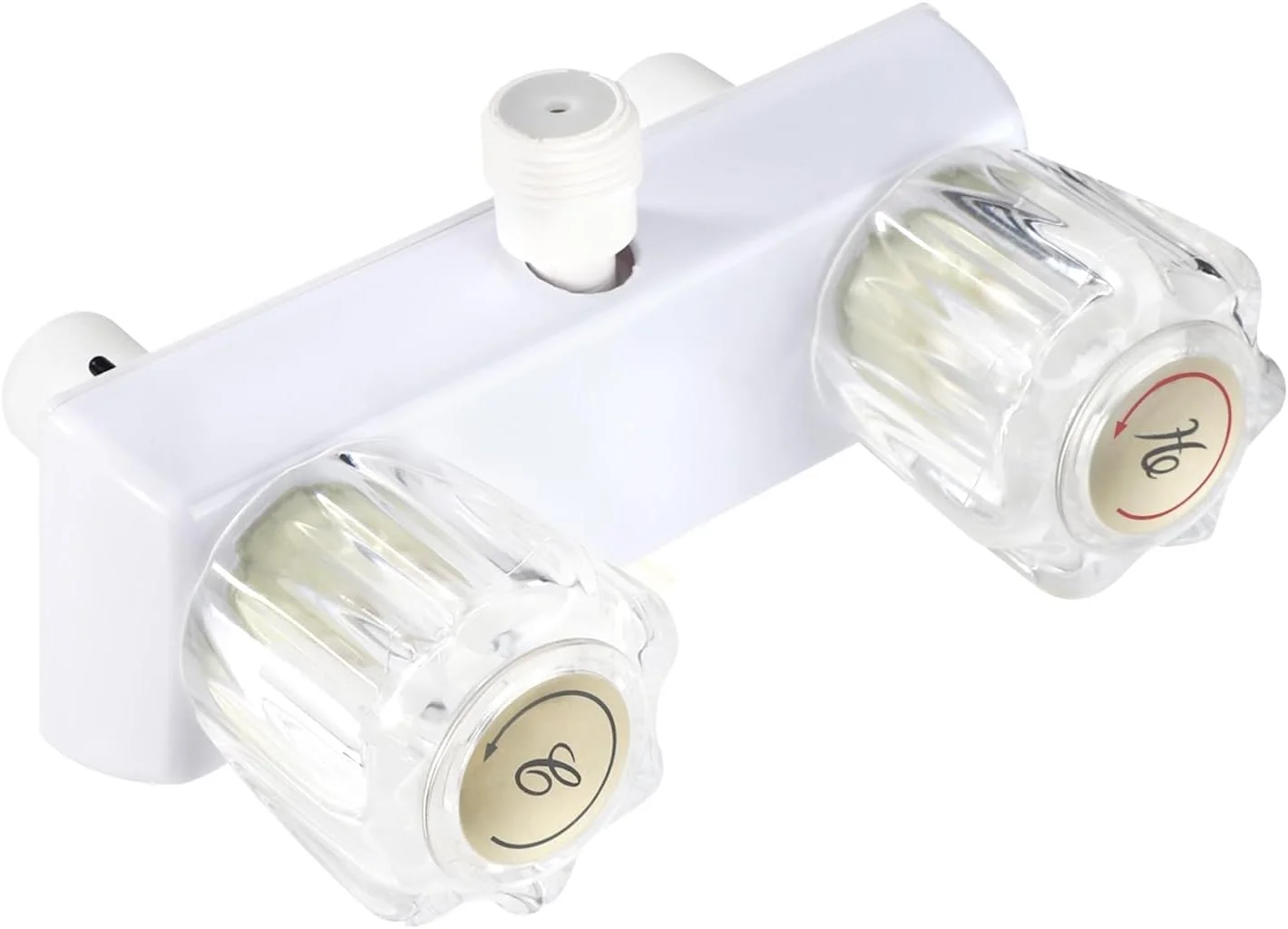 شیر دوش جایگزین RV، شیر دوش پلاستیکی کمپر با دو دسته، کیت تغییر مسیر شفاف 6.3x4.33 اینچ برای استفاده در فضای داخلی و خارجی، کنترل آب شستشوی حمام شیر دوش جایگزین RV، شیر دوش پلاستیکی کمپر با دو دسته، کیت تغییر مسیر شفاف 6.3x4.33 اینچ برای استفاده در فضای داخلی و خارجی، کنترل آب شستشوی حمام