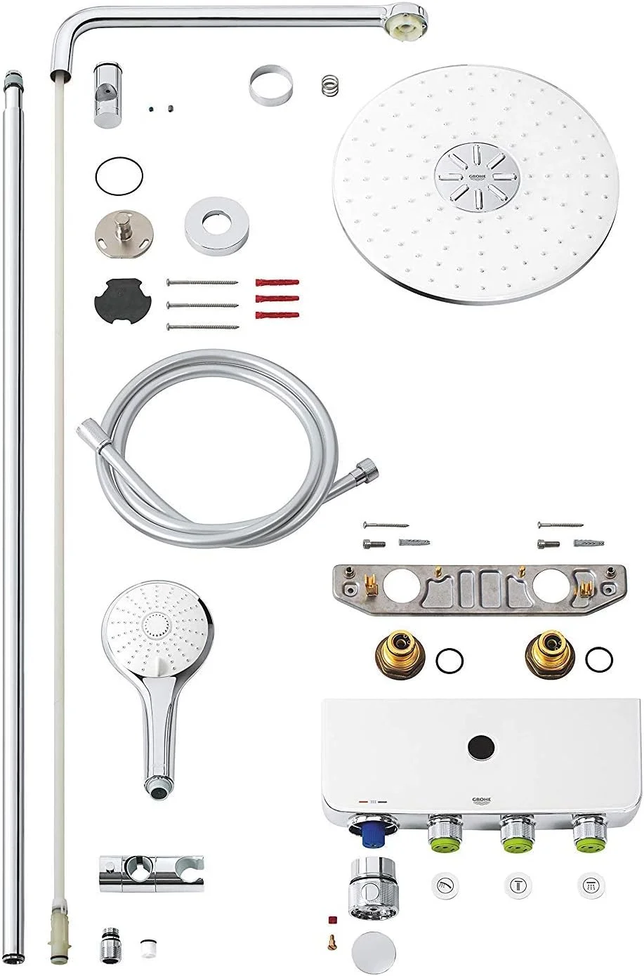 سیستم دوش هوشمند گروهه مدل Smart Control، سفید مهتابی، 26507LS0