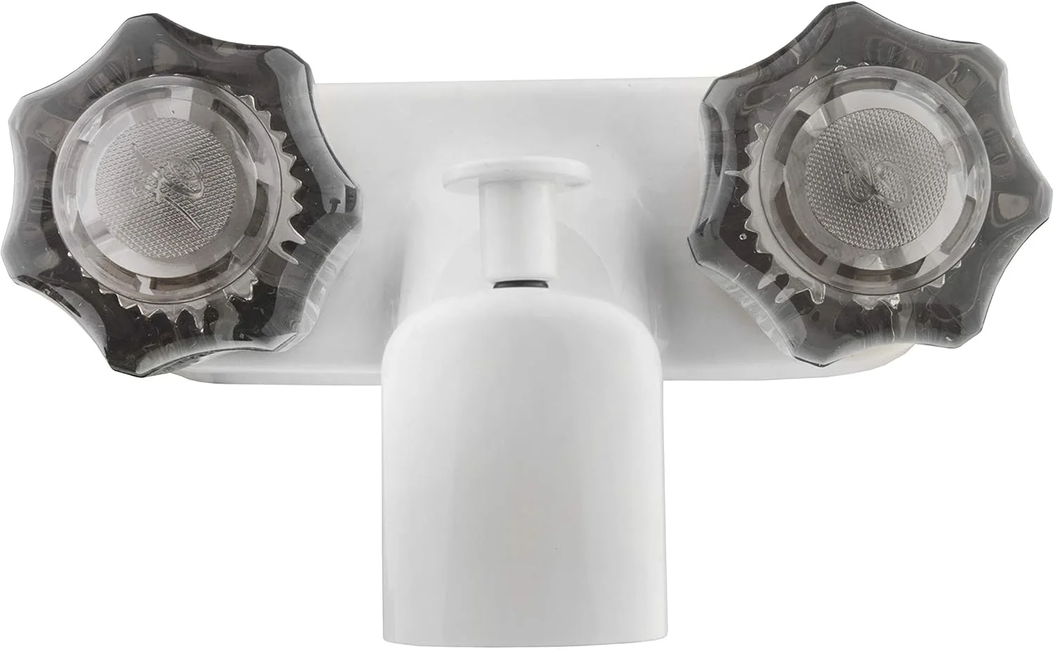 شیر دوش و وان RV مدل Dura Faucet DF-SA110S-WT با دستگیره های اکریلیک دودی (سفید) شیر دوش و وان RV مدل Dura Faucet DF-SA110S-WT با دستگیره های اکریلیک دودی (سفید)