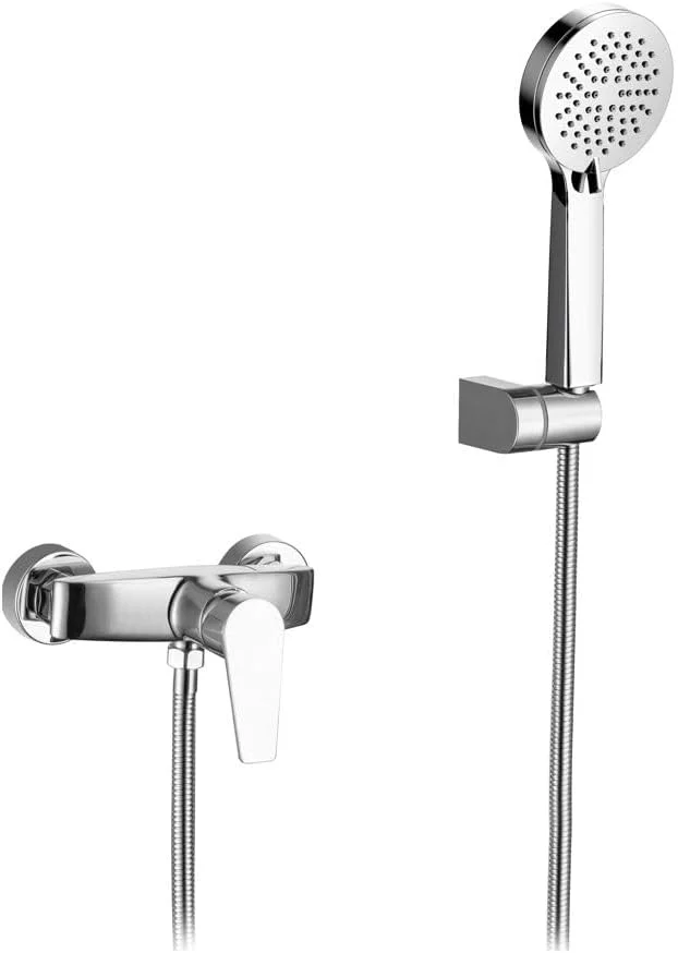 شیر دوش حمام میلانو ویستا - روکش کروم | سیستم دوش بارانی دیواری | شیر حمام بدنه برنجی جامد | شیر کنترل آب برای دستشویی مدرن، شیر روشویی - (بدون ست دوش) شیر دوش حمام میلانو ویستا - روکش کروم | سیستم دوش بارانی دیواری | شیر حمام بدنه برنجی جامد | شیر کنترل آب برای دستشویی مدرن، شیر روشویی - (بدون ست دوش)