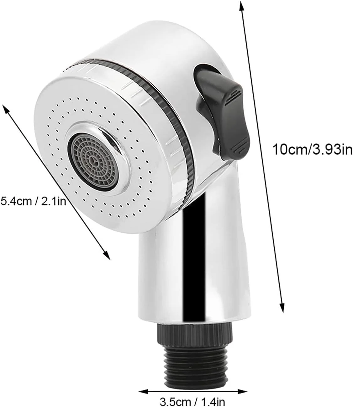 سردوش شامپوخور سالنی Azonee، سردوش حمام برای کودکان، اسپا پدیکور، دکمه کنترل جانبی جایگزین شیرآلات استیل ضد زنگ برای شستشوی موی نوزاد و حیوانات خانگی سردوش شامپوخور سالنی Azonee، سردوش حمام برای کودکان، اسپا پدیکور، دکمه کنترل جانبی جایگزین شیرآلات استیل ضد زنگ برای شستشوی موی نوزاد و حیوانات خانگی