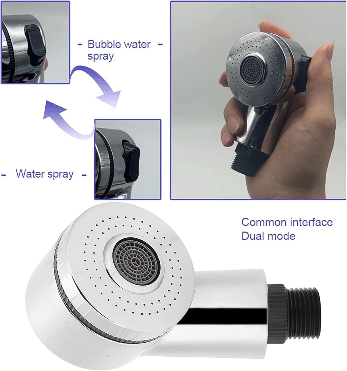 سردوش شامپوخور سالنی Azonee، سردوش حمام برای کودکان، اسپا پدیکور، دکمه کنترل جانبی جایگزین شیرآلات استیل ضد زنگ برای شستشوی موی نوزاد و حیوانات خانگی سردوش شامپوخور سالنی Azonee، سردوش حمام برای کودکان، اسپا پدیکور، دکمه کنترل جانبی جایگزین شیرآلات استیل ضد زنگ برای شستشوی موی نوزاد و حیوانات خانگی