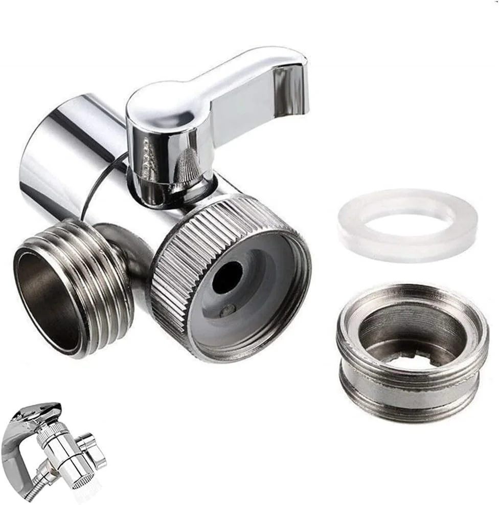 شیر انحرافی شیر سینک Goodern، آداپتور 3 طرفه دوش شلنگ بیده، تقسیم کننده شیر آب، قطعه تعویضی فیلتر آب شیر M22 X M24 برای اتصال دهنده آب سوئیچ برای اتصال آشپزخانه حمام شیر انحرافی شیر سینک Goodern، آداپتور 3 طرفه دوش شلنگ بیده، تقسیم کننده شیر آب، قطعه تعویضی فیلتر آب شیر M22 X M24 برای اتصال دهنده آب سوئیچ برای اتصال آشپزخانه حمام