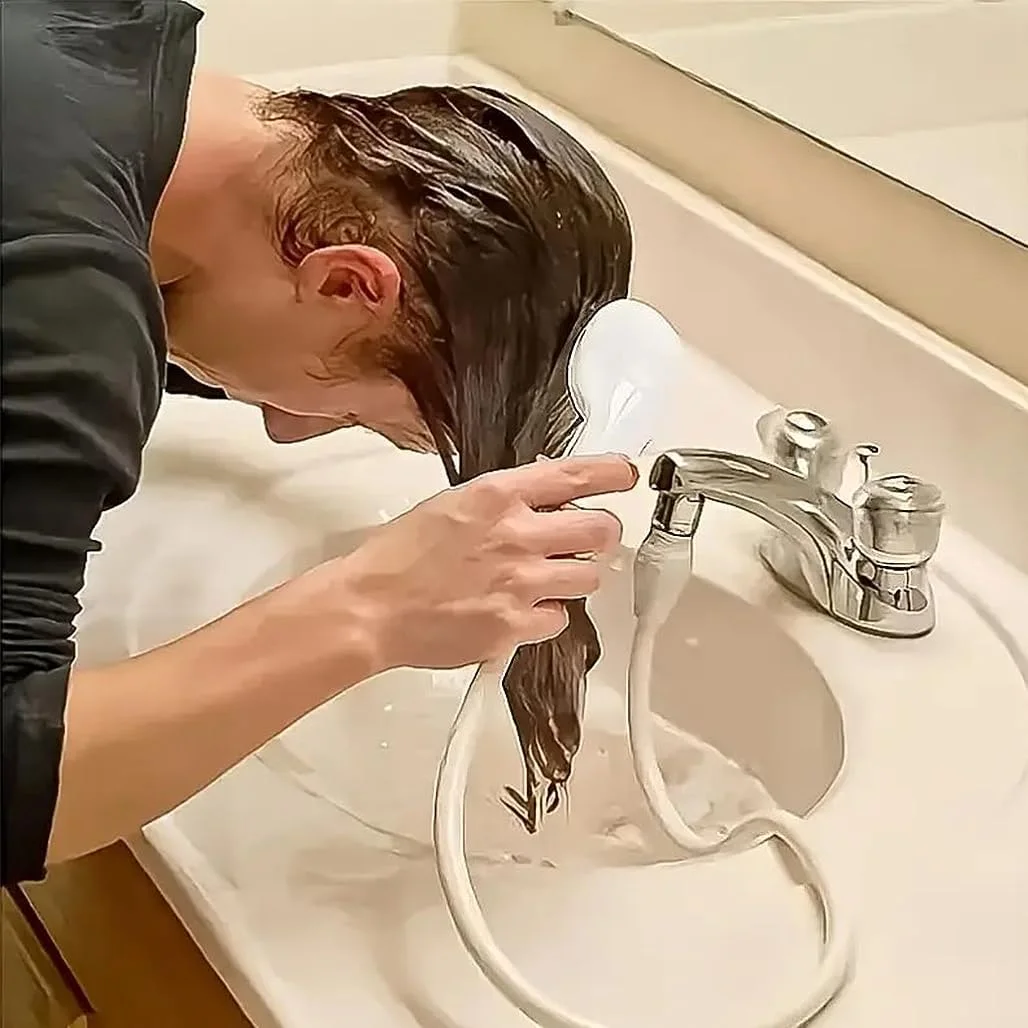 شیلنگ لاستیکی اسپری سینک Goodern، اتصال شیلنگ سینک قابل حمل برای شیر آب، اسپری شامپو دوش شیر آب دستی برای شستن مو، حمام کردن نوزاد، حیوانات خانگی، دارای گیره ثابت ایمن شیلنگ لاستیکی اسپری سینک Goodern، اتصال شیلنگ سینک قابل حمل برای شیر آب، اسپری شامپو دوش شیر آب دستی برای شستن مو، حمام کردن نوزاد، حیوانات خانگی، دارای گیره ثابت ایمن