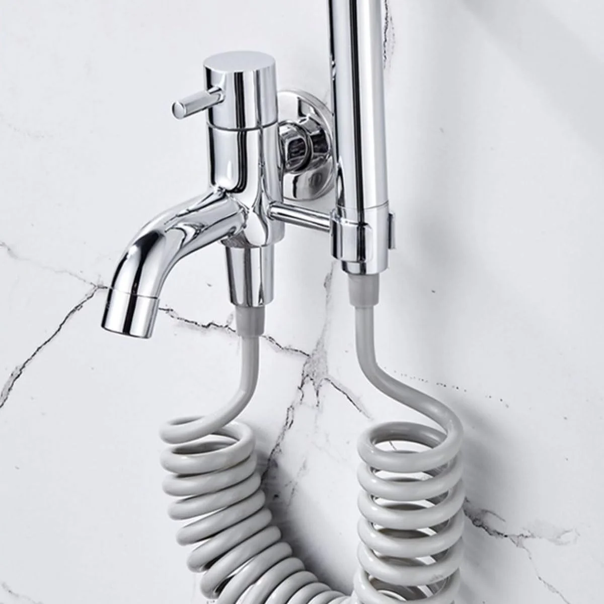 شلنگ دوش فنری انعطاف پذیر 2 متری ECVV، شلنگ دوش تلسکوپی PU، شلنگ جایگزین سر دوش مارپیچی برای شیر توالت/اسپری بیده، طراحی سیم تلفن شلنگ دوش فنری انعطاف پذیر 2 متری ECVV، شلنگ دوش تلسکوپی PU، شلنگ جایگزین سر دوش مارپیچی برای شیر توالت/اسپری بیده، طراحی سیم تلفن