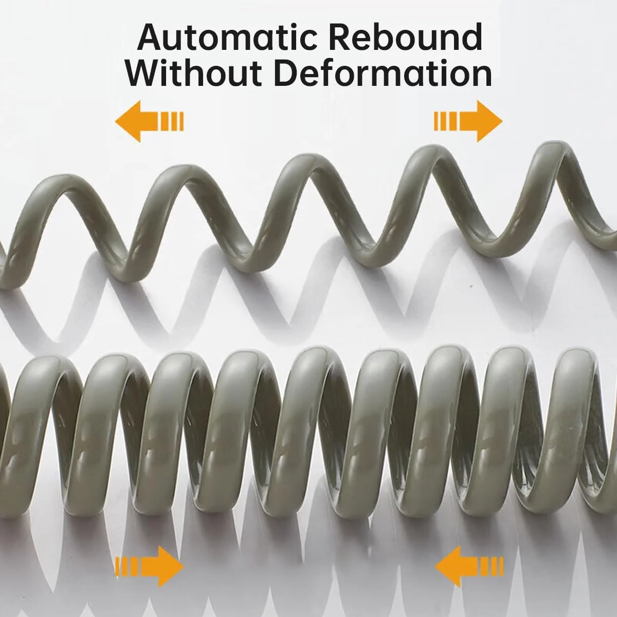 شلنگ دوش فنری انعطاف پذیر 2 متری ECVV، شلنگ دوش تلسکوپی PU، شلنگ جایگزین سر دوش مارپیچی برای شیر توالت/اسپری بیده، طراحی سیم تلفن شلنگ دوش فنری انعطاف پذیر 2 متری ECVV، شلنگ دوش تلسکوپی PU، شلنگ جایگزین سر دوش مارپیچی برای شیر توالت/اسپری بیده، طراحی سیم تلفن