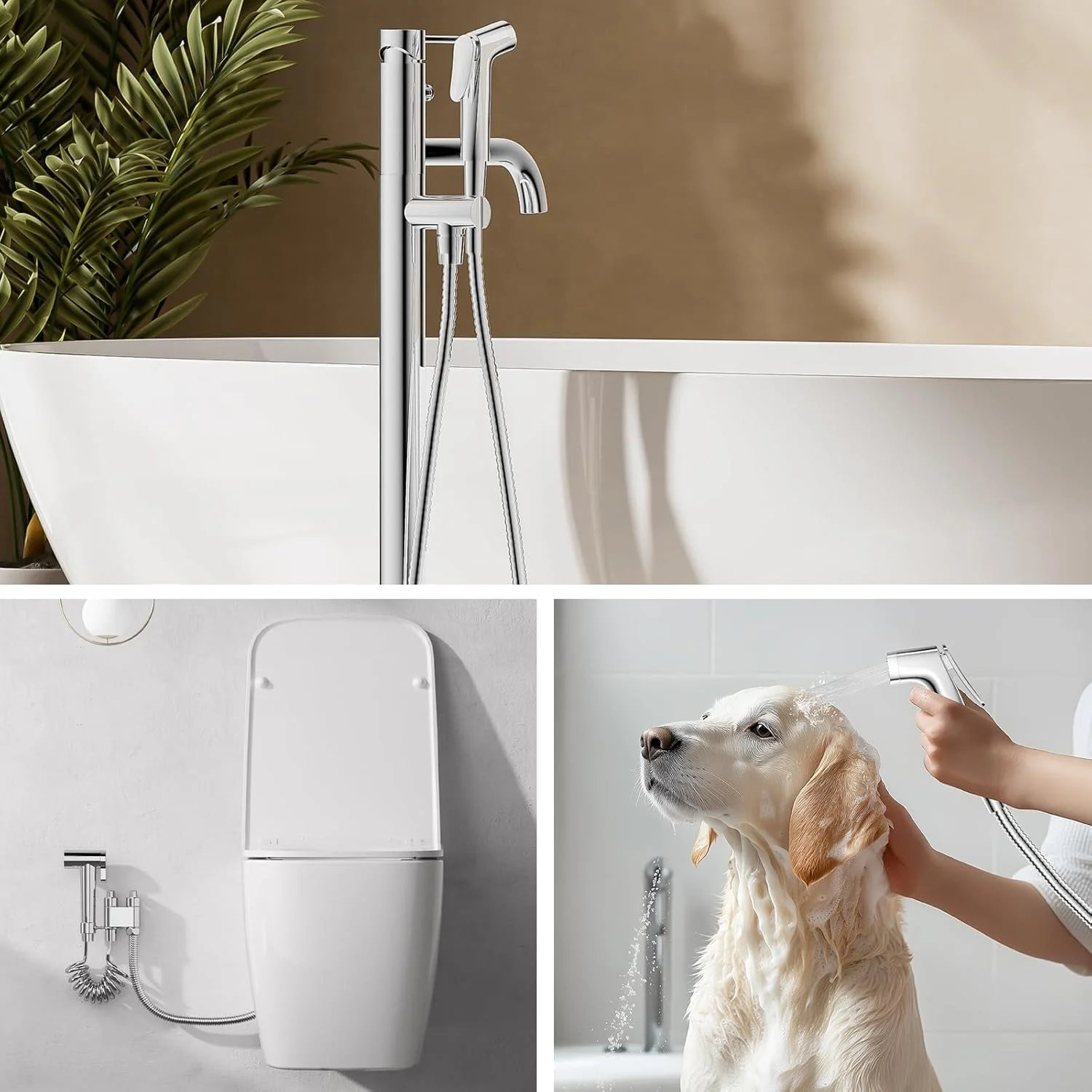 شلنگ دوش دستی JOMOO برای سردوش دستی، شلنگ دوش دستی استیل ضد زنگ انعطاف پذیر 47 اینچ 1.2 متری با روکش کروم و اتصال برنجی شلنگ دوش دستی JOMOO برای سردوش دستی، شلنگ دوش دستی استیل ضد زنگ انعطاف پذیر 47 اینچ 1.2 متری با روکش کروم و اتصال برنجی