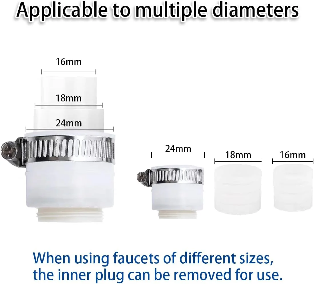 لوازم جانبی آبپاش شیر آشپزخانه TXYGZ، افزایش دهنده شیر آب متحرک سینک آشپزخانه، سر شیر آب سینک چرخان 360 درجه، شیر ضد پاشش، دوش تقویت شده و شیر آب صرفه جویی در آب برای آشپزخانه