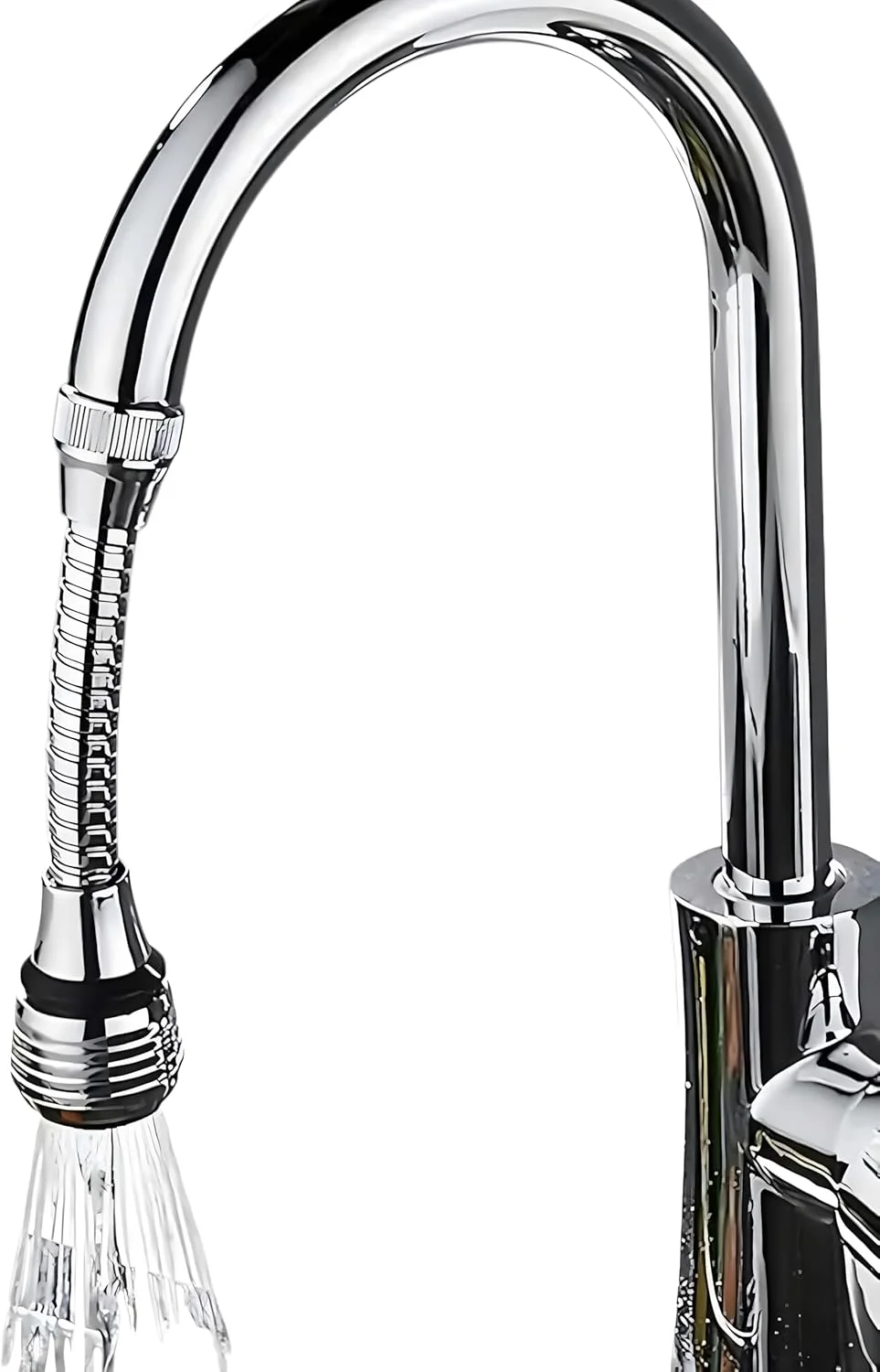 اسپری شیر آشپزخانه چرخان 360 درجه Adiget - افزونه شیر سینک ضد پاشش و سر دوش، لوازم جانبی شیر آب صرفه جویی در آب برای سینک های آشپزخانه