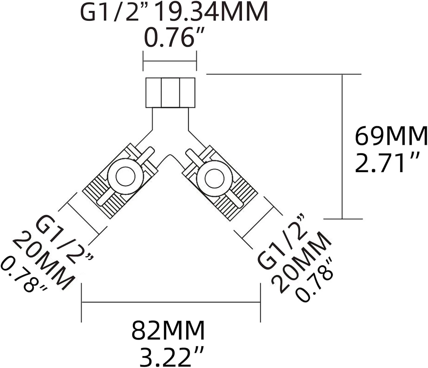 شیر قطع کن Tecmolog، شیر سه راهی برنجی تغییر دهنده جریان آب دوش، روکش نیکل برس خورده، تقسیم کننده شیر آب برای سردوش، مدل DSF009A شیر قطع کن Tecmolog، شیر سه راهی برنجی تغییر دهنده جریان آب دوش، روکش نیکل برس خورده، تقسیم کننده شیر آب برای سردوش، مدل DSF009A