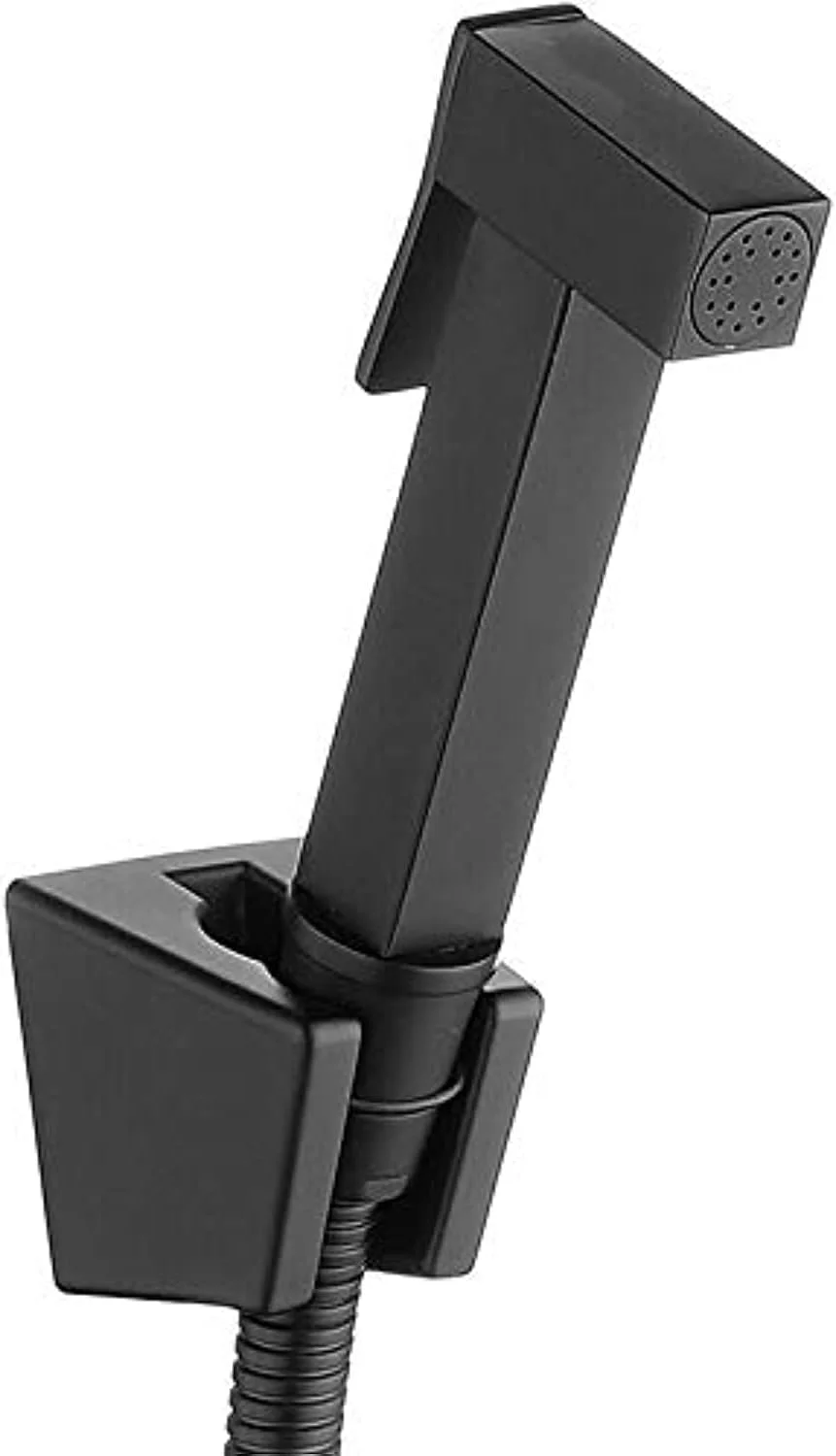 سردوش بیده توالت دستی برنجی مشکی مات Housebest، شیرآلات بیده دوش حمام، اسپری توالت، شیر شاتاف برای نظافت توالت سردوش بیده توالت دستی برنجی مشکی مات Housebest، شیرآلات بیده دوش حمام، اسپری توالت، شیر شاتاف برای نظافت توالت