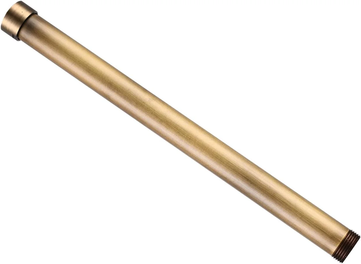 میله افزایش ارتفاع شیر دوش گاتونوو، برنجی عتیقه 12 اینچی، مناسب برای سیستم دوش و استفاده تجاری میله افزایش ارتفاع شیر دوش گاتونوو، برنجی عتیقه 12 اینچی، مناسب برای سیستم دوش و استفاده تجاری
