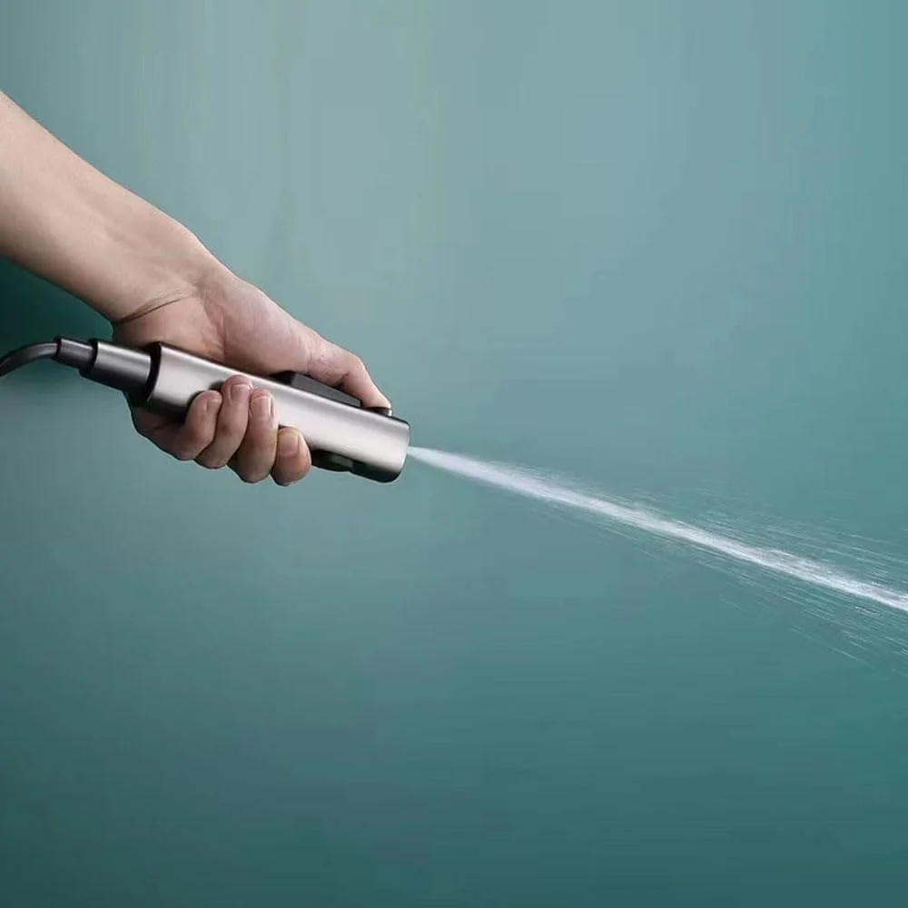 اسپری دستی بیده برای توالت، سر دوش قابل حمل دو حالته، اتصال شیر آشپزخانه، اسپری دستی کوچک و سبک وزن چند منظوره ممتاز برای حمام و آشپزخانه - نقره ای اسپری دستی بیده برای توالت، سر دوش قابل حمل دو حالته، اتصال شیر آشپزخانه، اسپری دستی کوچک و سبک وزن چند منظوره ممتاز برای حمام و آشپزخانه - نقره ای