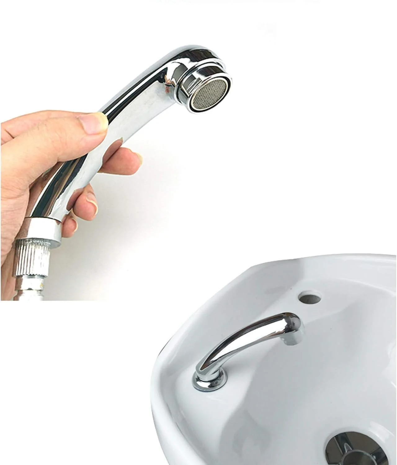 سری اسپری کاسه شامپو سالنی LEYT، شلنگ دوش شیر آب حوضچه شستشوی مو، قطعه جایگزین سینک مو، اسپری دستی برای صندلی تخت شامپو، سالن زیبایی اسپا